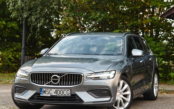 Volvo V60 cena 84700 przebieg: 114000, rok produkcji 2019 z Sierpc małe 232